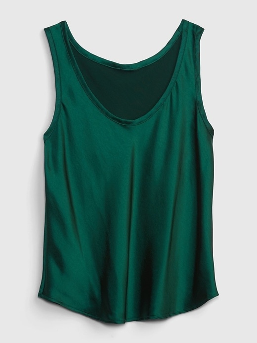Women's Emerald Green Sleeveless Tank Top